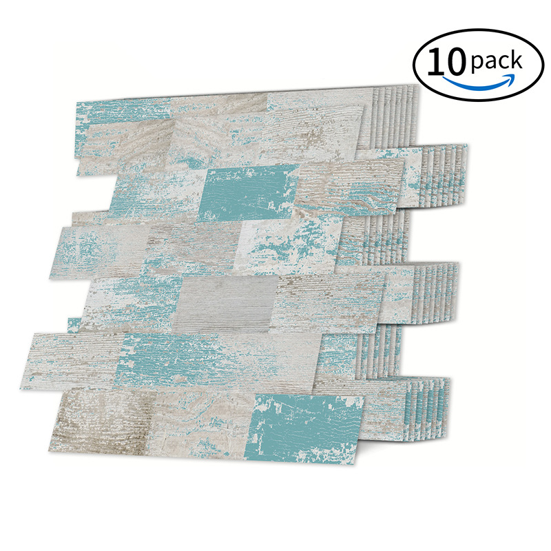 American retro pvc wall stickers self-adhesive wall decoration home background decoration bathroom waterproof wallpaper cross-border wholesale