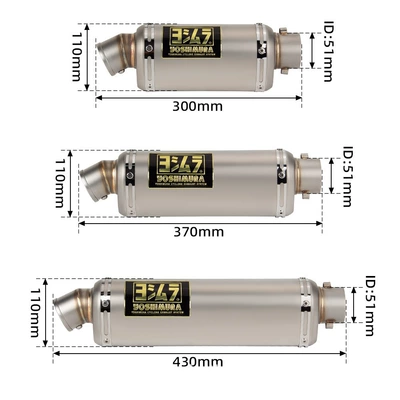 Motorcycle exhaust pipe: exhaust pipe tail
