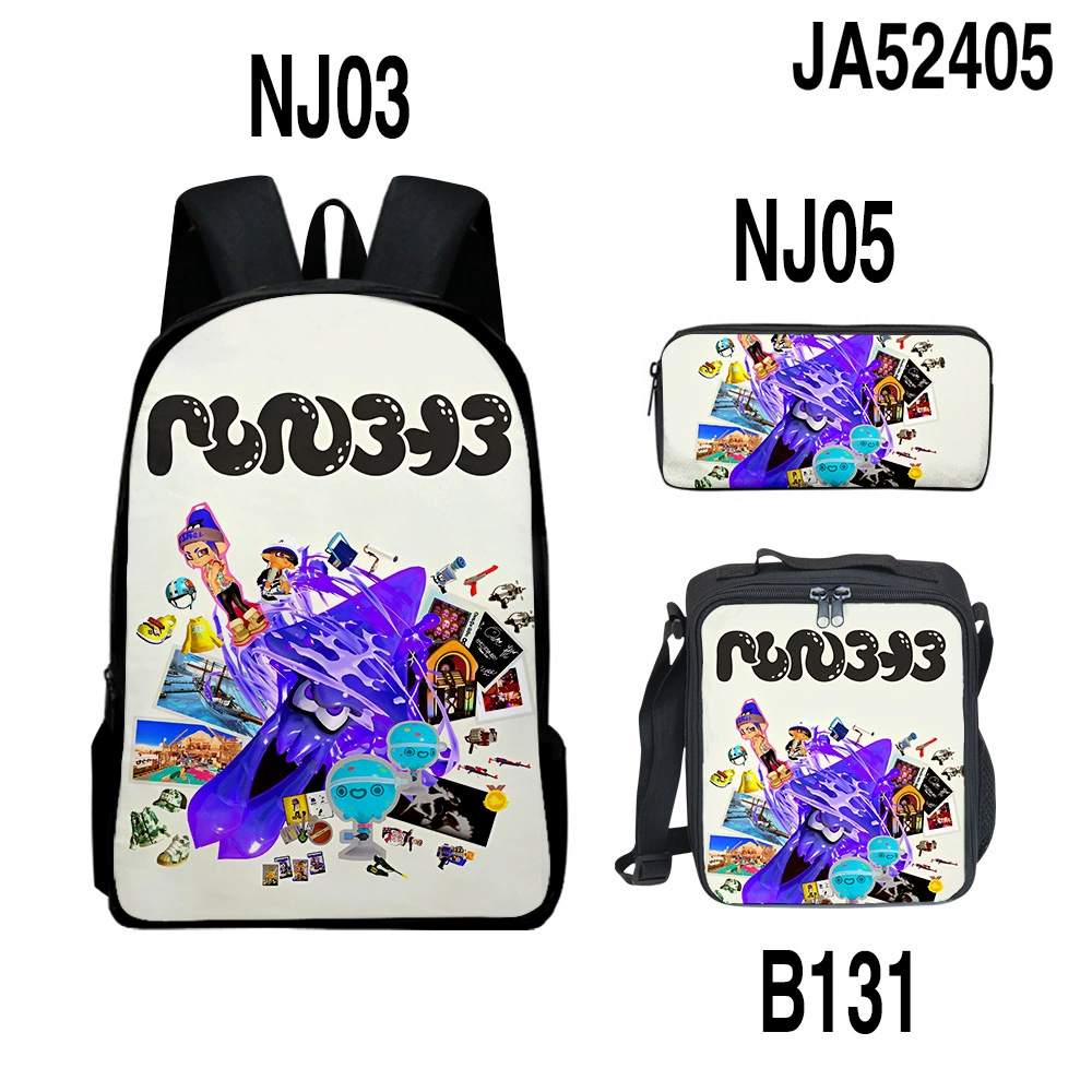 (Cross-border trading), set, backpack, children's school bag, pencil case, 2023, new collection, 3 piece set