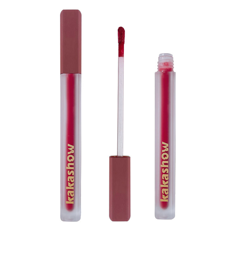 kakashow Light satin powder misty velvet matte lip gloss makes the lips look fair and red, and is not easy to stick to cups. Air lip gloss for women undefined