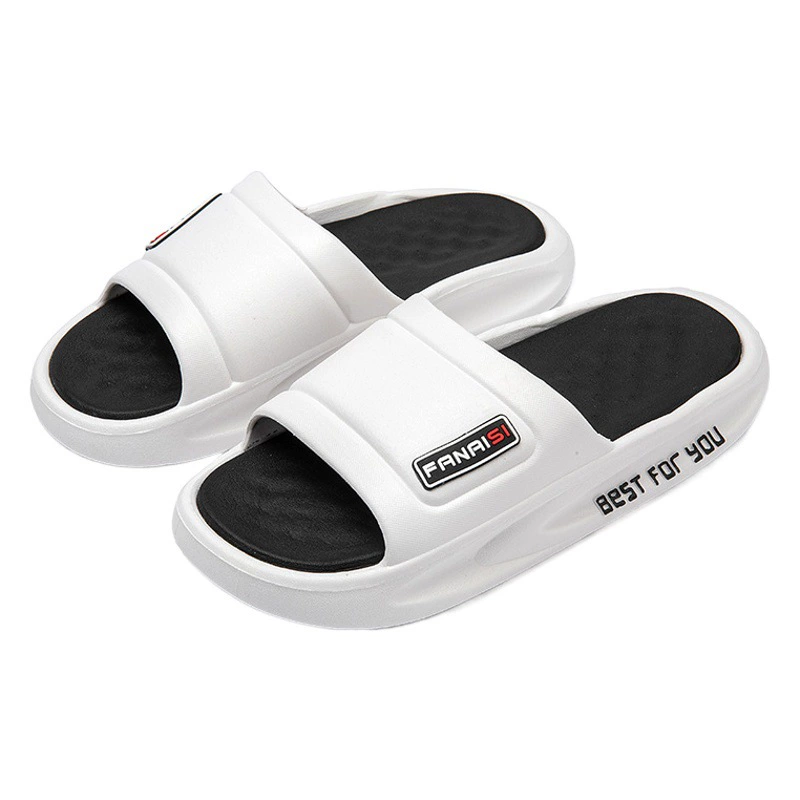 Тапочки мужские летние уличные домашние на толстой подошве, противоскользящие тапочки из ПВХ, мужские спортивные тапочки оптом