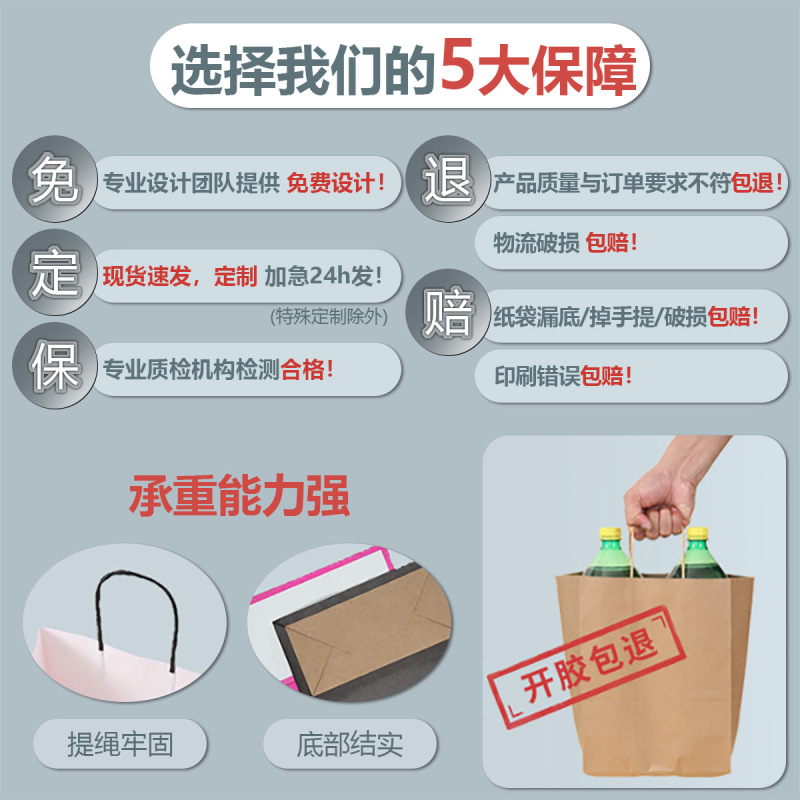 跨境纸袋手提袋 圣诞节礼品袋子手提高级感创意礼品袋子可爱耐用|undefined