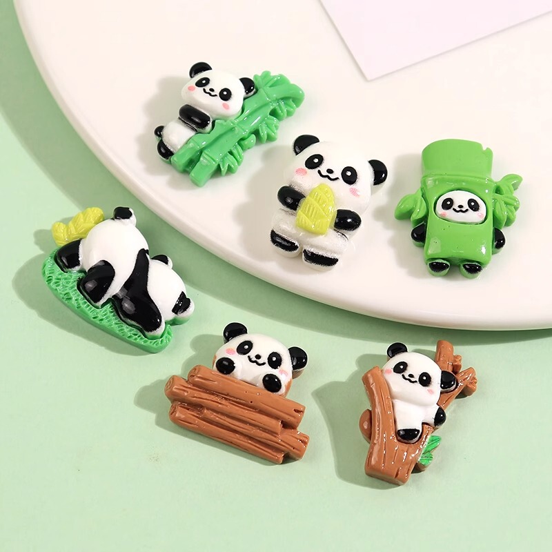 Bamboo Panda Resin Accessories Children's DIY Handmade Set Materials Hair Accessories Stationery Box Shoe Buckle Pen Holder Goo Chuck Bamboo Panda Resin Accessories Children's DIY Handmade Set Materials Hair Accessories Stationery Box Shoe Buckle Pen Holder Goo Chuck