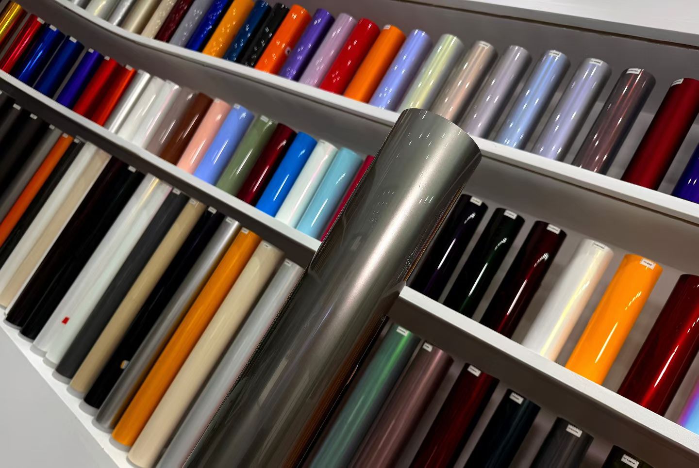 Factory direct sale TPU liquid metal silver colored car wrap, car color change film, protective, anti-collision, self-repairing TPU