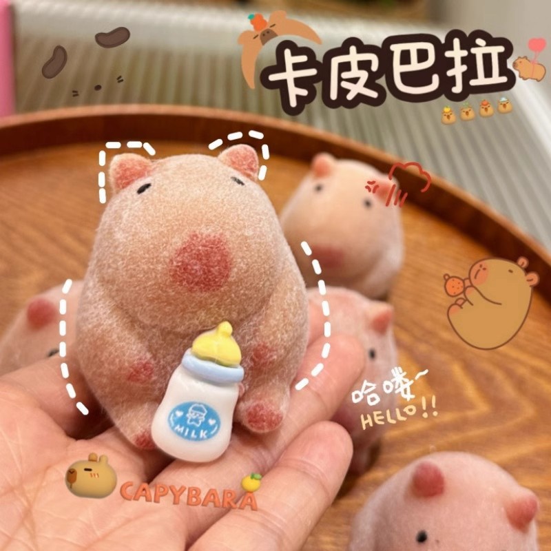 Little Red Book's Same Style Soy Milk Pinch High-Value Handmade Silicone Toy Water-Sensing Slow Rebound Student Party Affordable