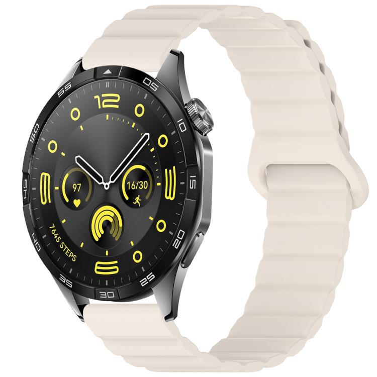 18 / 20 / 22mm correa de reloj de absorción magnética universal tipo bucle de retorno correa de reloj de silicona lisa correa de reloj multifuncional adsorción magnética fuerte