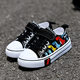 Children's Canvas Shoes Girls' Casual Shoes Cartoon Boys Shoes 2020 Spring and Autumn New Breathable Single-layer Shoes for Students Sneakers