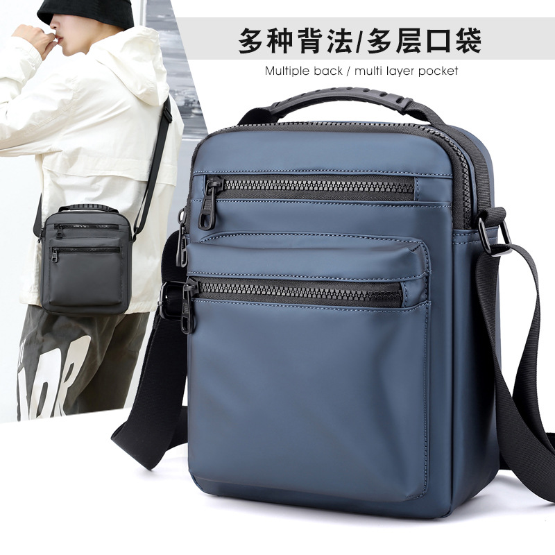new pattern man One shoulder Messenger knapsack 3741#