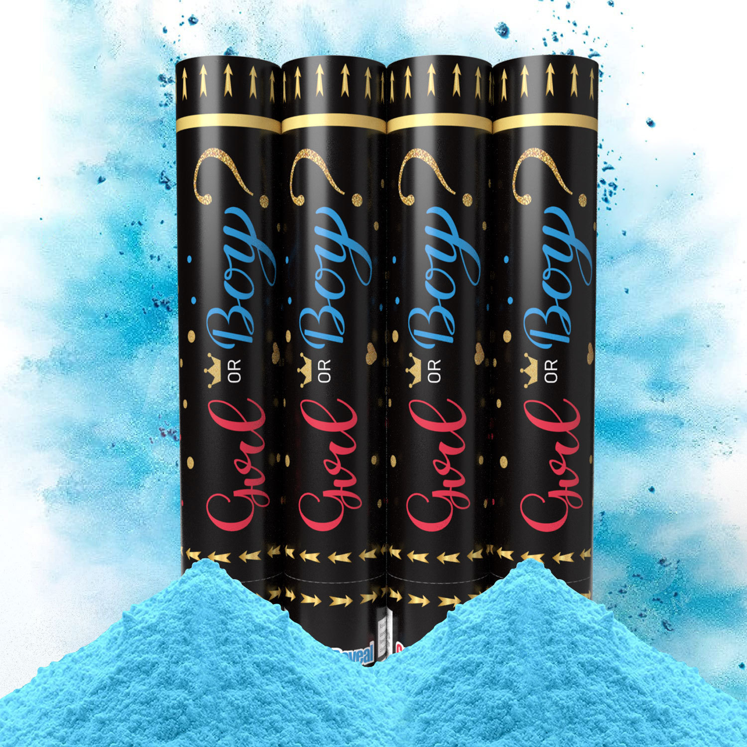 순수한 파란색 분말