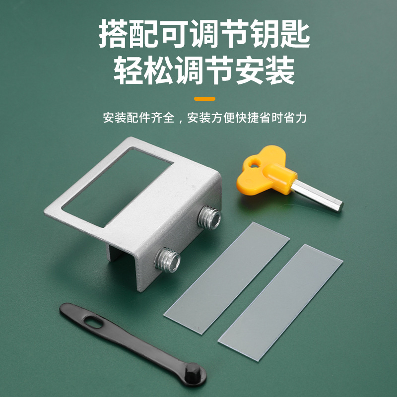 Punch-libre tapón de ventana de acero inoxidable de bloqueo de ventana de aleación de aluminio puerta corredera de los niños de protección artefacto seguridad antirrobo