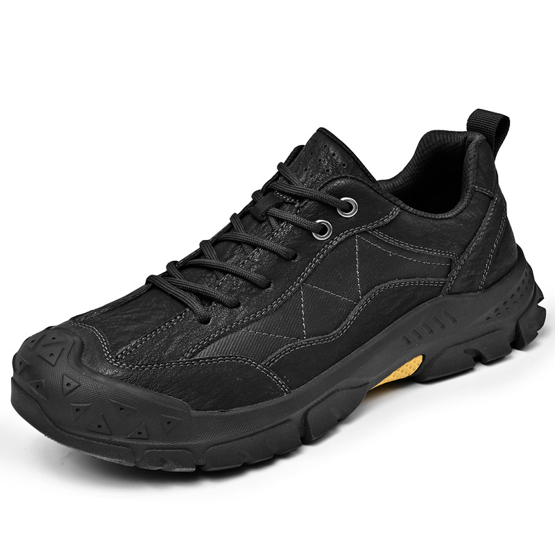 Zapatos transfronterizos de gran tamaño para hombres al aire libre 2024 otoño e invierno nuevos zapatos deportivos casuales Baotou suela gruesa zapatos de senderismo antideslizantes transpirables