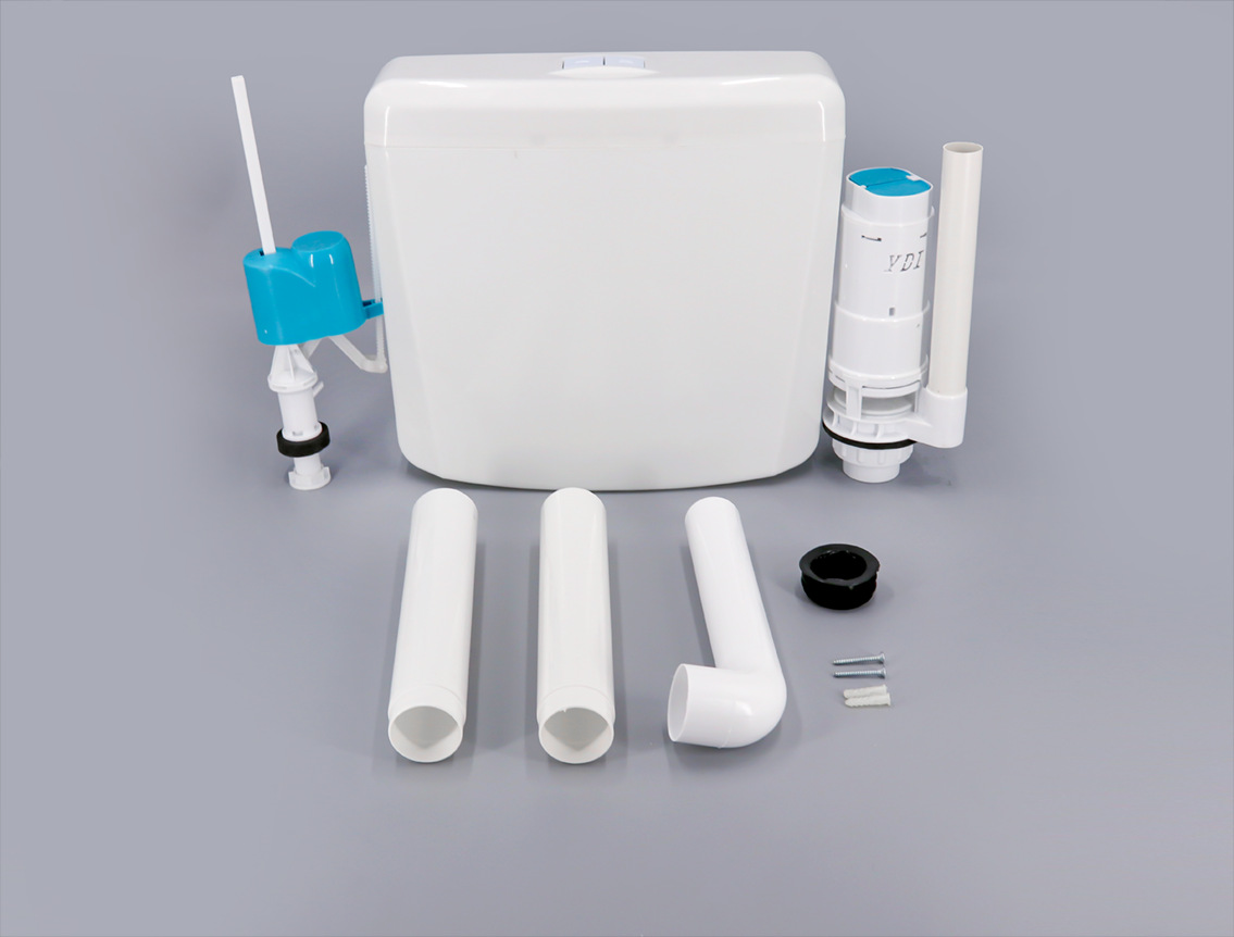 One-click bouncing water tank, bathroom squat toilet energy-saving flushing tank, thickened water tank, toilet squat toilet wall-mounted flushing tank undefined