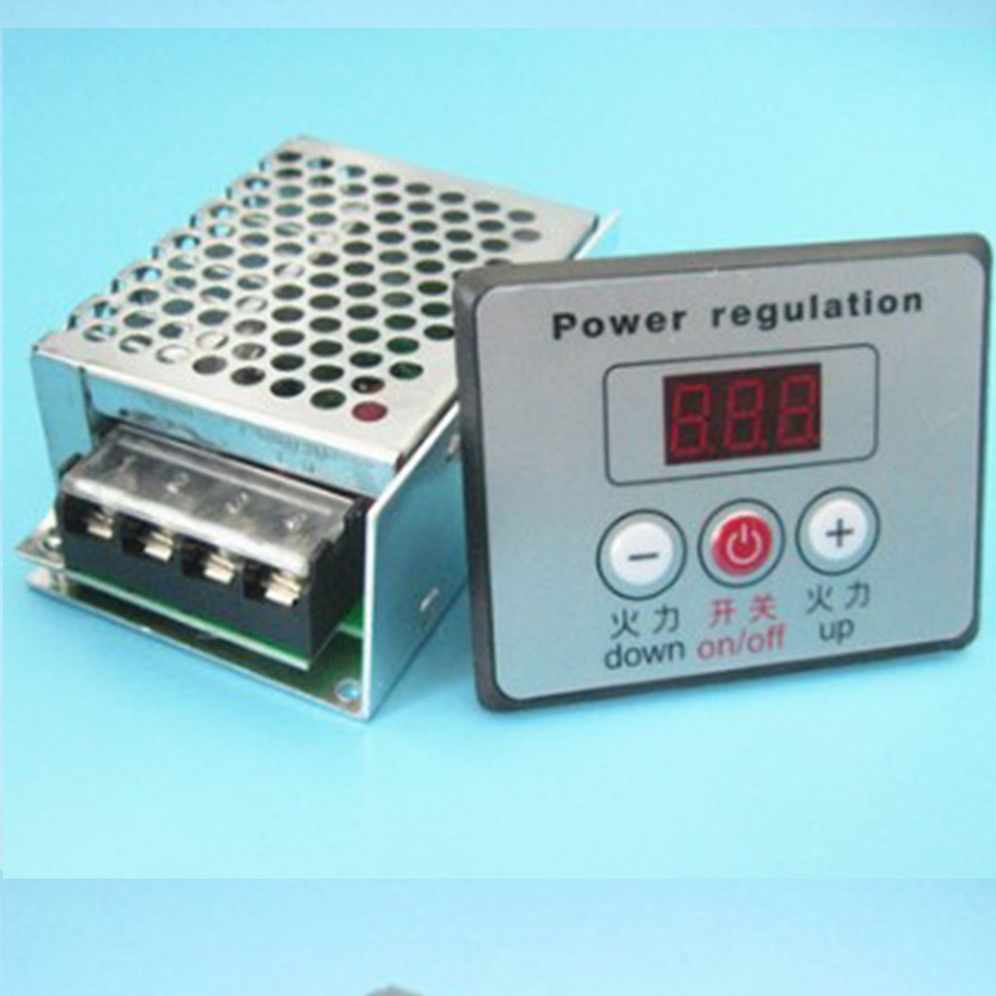 4000W 可控硅 大功率 电子 数字调压器、数控、调光、调速、调温