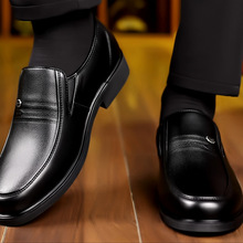 V 33043 Cowhide soft slip on leather shoes ţƤ����һ�ŵ�Ƥ