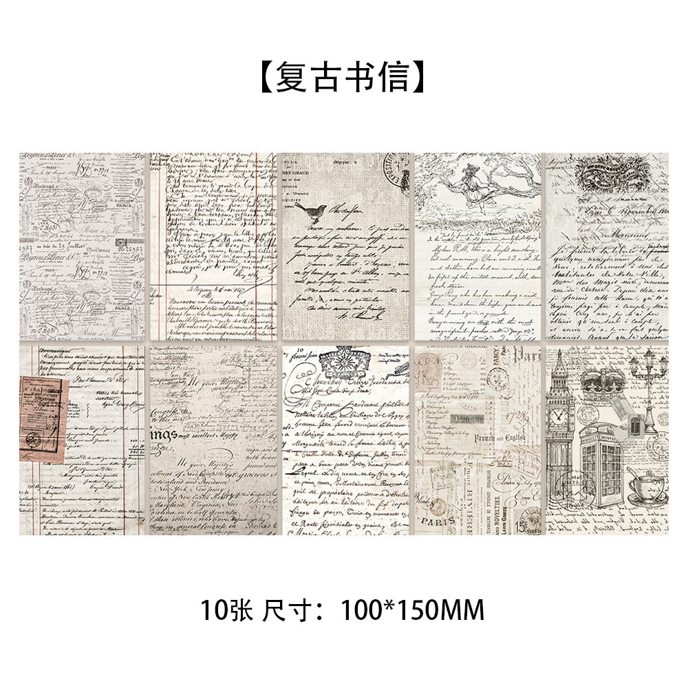 10 tarjetas de tinta micro tarjetas postales de dibujos animados de alto nivel dormitorio posters de pared decoración de fondo pegatinas de pared