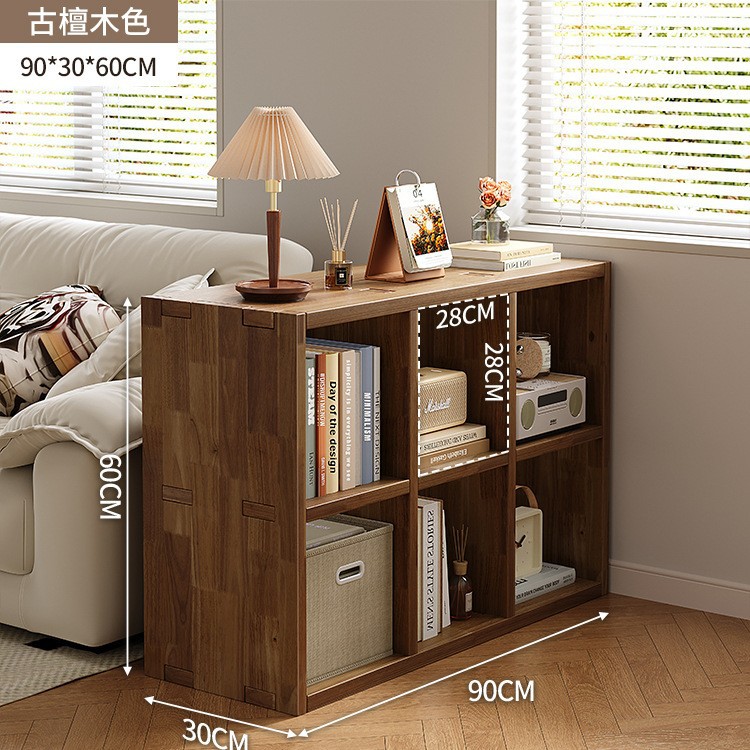 estantería de madera sólida piso bajo armario armario de almacenamiento sala de estar casero combinación de almacenamiento de artículos armario de pared