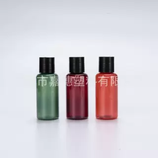 金属色 60ml 80ml 100ml pet塑料乳液瓶 千秋盖 翻盖 20口24口