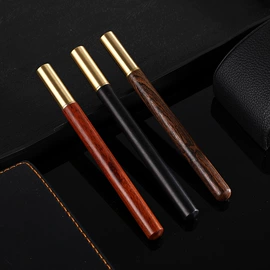 圆珠笔中油笔;库存办公用品;木盒