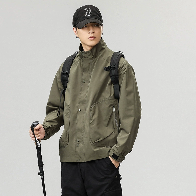 Мужская куртка красавец куртка 2024 весна и осень новая свободная пара модная повседневная спортивная одежда