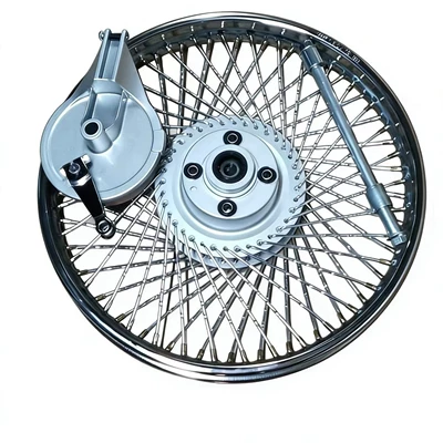 Motorcycle wheel hub: King 125 Front and Rear