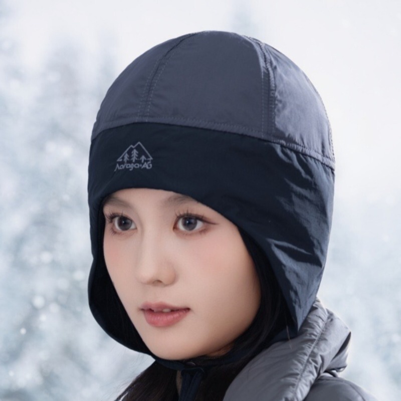 雷锋帽女士冬季加厚保暖护耳帽子户外骑行防寒滑雪加厚帽|undefined