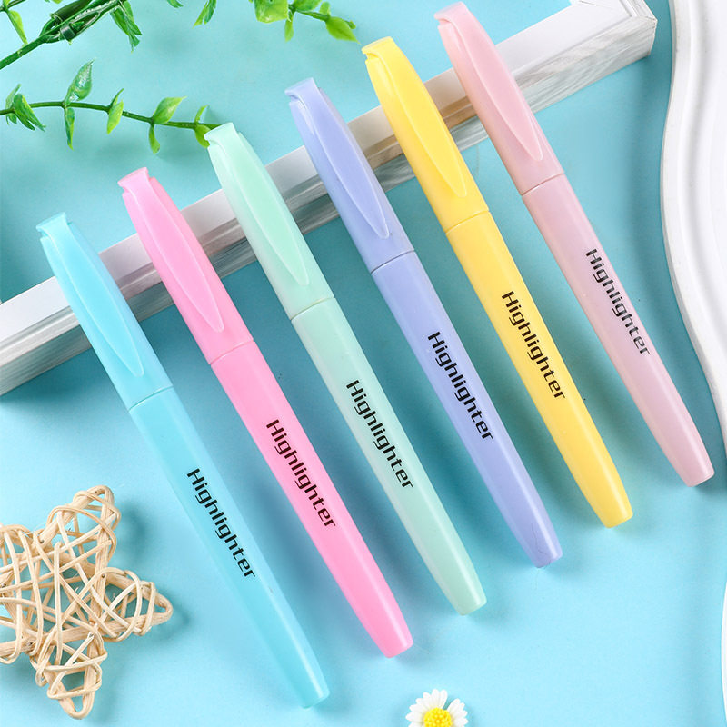 Conjunto de bolígrafo de corte de cabeza inclinada HIGHLIGHTER PEN