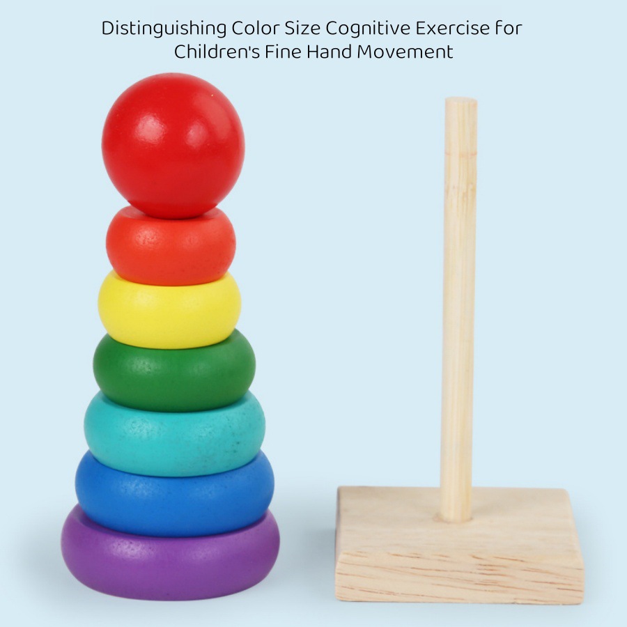 Rompecabezas tridimensional de tangram de madera transfronterizo, desarrollo intelectual de niños pequeños, educación temprana, combinación divertida, juguetes de material didáctico