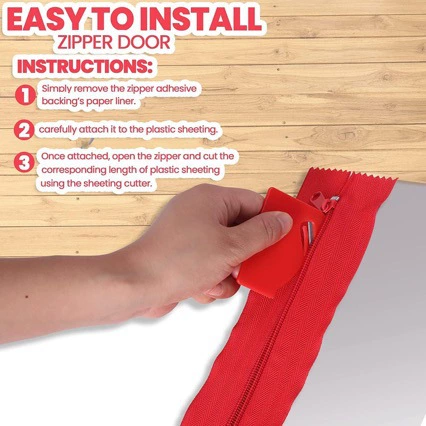Gel zipper