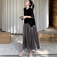 60051#2025���¿�/ƴ�Ӵ�����mm����ȹŮA�ִ�ڿ��ɳ���T��ȹ