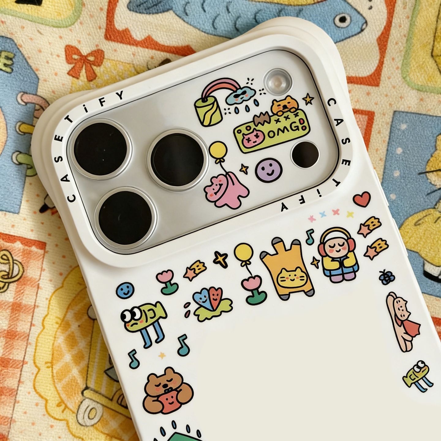 Korean-Style Instagram-Style Cute Animal Quirky Stickers, Small Journaling Doodles, High Saturation, Versatile, Minimalist Style