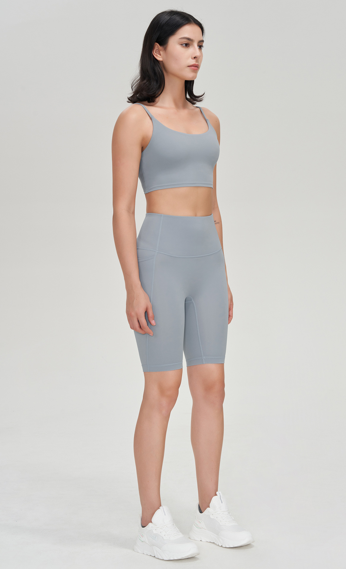 175g Weight Knee Length Pants Length Nylon, Spandex Fabric Type Leggings Pants Type Fitness, Yoga, Running Occasion Solid Color Pattern All Seasons Season Classic Style, Sport Style Style Classic Style Sport Style Solid Color Nylon Spandex Active Bottoms Leggings 17