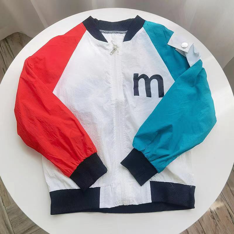 夏季儿童防晒衣韩版印花女童防晒服韩版出游宽松透气中小童外套