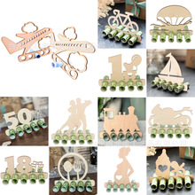 木质钱夹亚马逊爆款生日礼物婚礼毕业季木制工艺品桌面装饰摆件