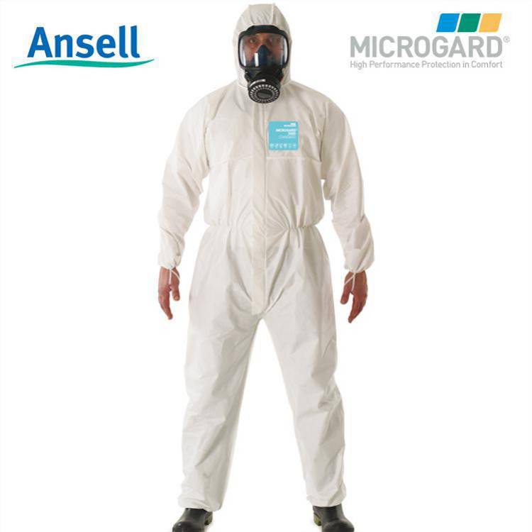 微护佳MG2000 防护服带帽化学透气全身工作服喷漆防尘轻型防化服