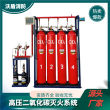 70L高压二氧化碳灭火系统生产商配电房机房数据库气体自动灭火器