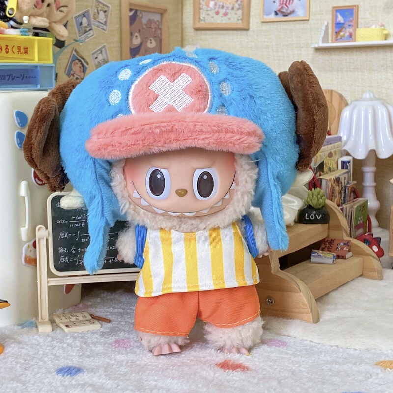 [Wholesale Discount] Luffy, Chopper, and Bubba Doll Clothes 17cm Doll Clothes First Generation, Second Generation, Third Generation Sitting Party