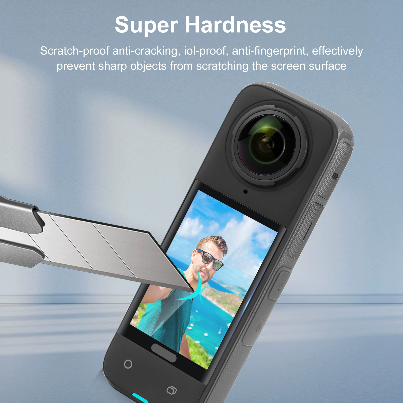 PULUZ Fat Niu подходит для Insta360 X5 HD закаленная пленка 360 панорамная спортивная камера пленка X4 аксессуары