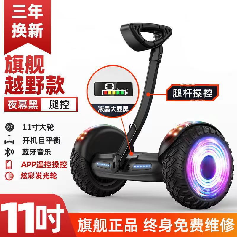 Fábrica al por mayor entrega Comercio exterior eléctrico inteligente control de la pierna de los niños APP control manual equilibrio coche doble-rueda adulto paralelo Coche