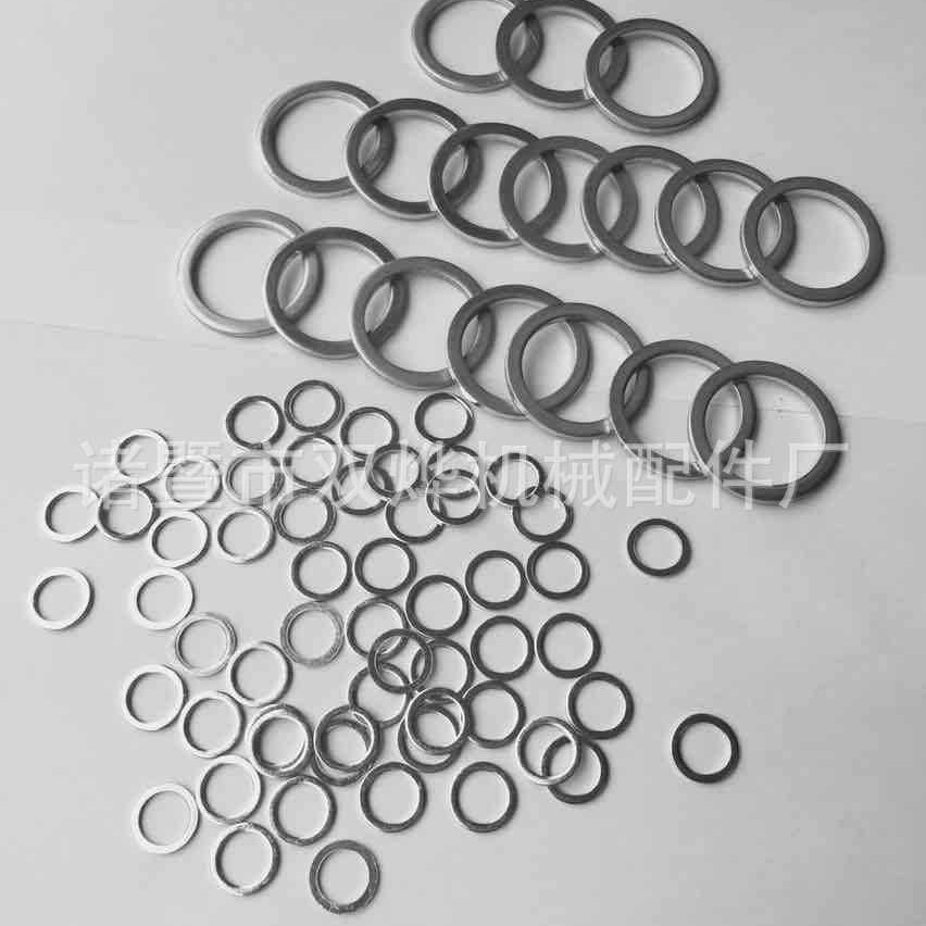 铝垫片垫圈冲压 铝平垫 M3 铝垫片压铸  密封冲压铝垫片 孔用轴用
