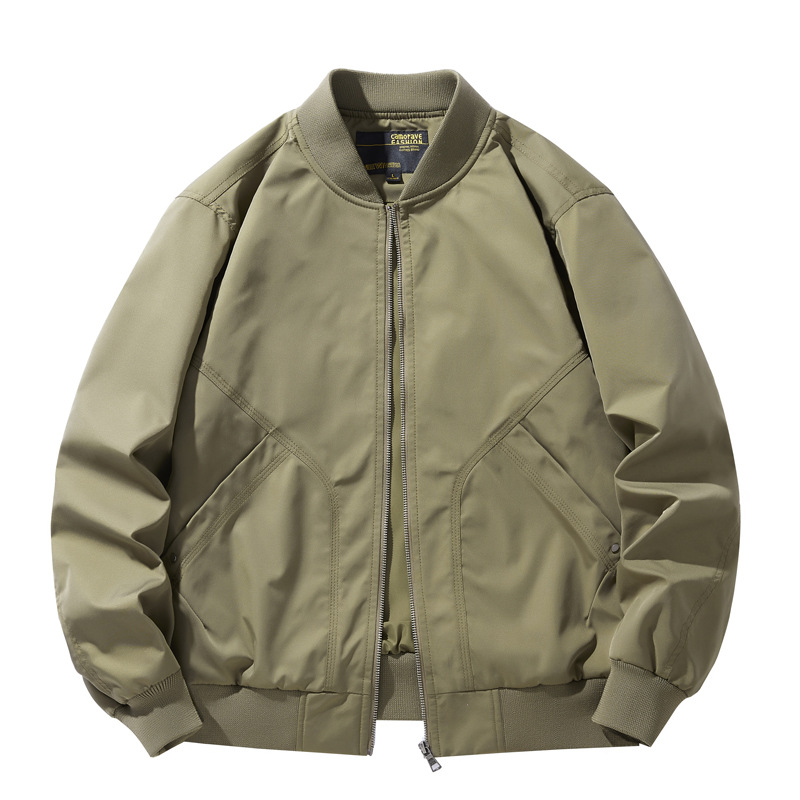 Men's Clothing loose large size men's baseball jacket thin casual_voghion.com