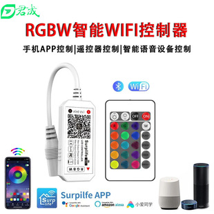 RGBW light strip controller surplife mobile phone APP timing dimmer alexa voice WiFi controller