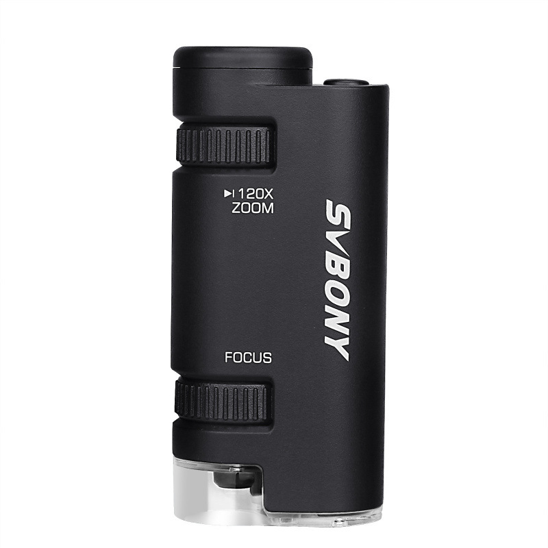 SVBONY SV603黑色便携手持式显微镜 60-120倍 跨境