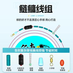 ✅ High-Strength Main Line Set for Big Fish, Durable and Strong Tension Finished Set for Big Fish Fishing