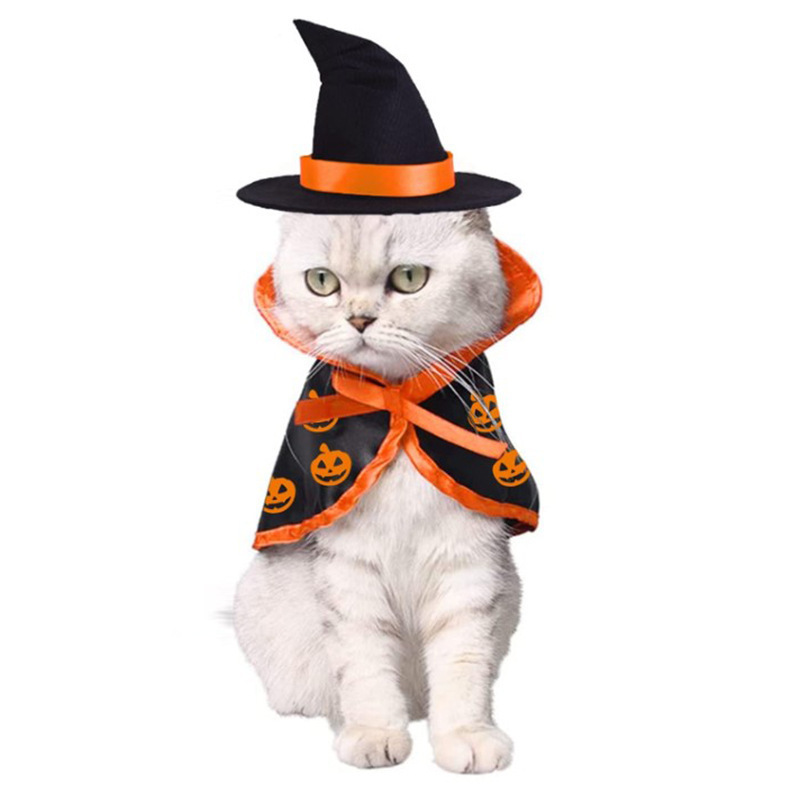 越境猫変身装ハロウィーンペット服装魔法マント犬クリスマスペット用品卸売り|undefined