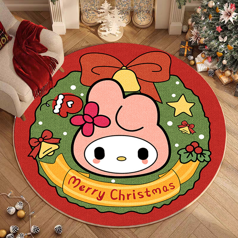国境を越えた丸いクリスマスカーペットは汚れに強いので、クリスタルカーペットのリビングカーペットの秋冬耐摩耗性滑り止めカーペットを管理しやすい|undefined