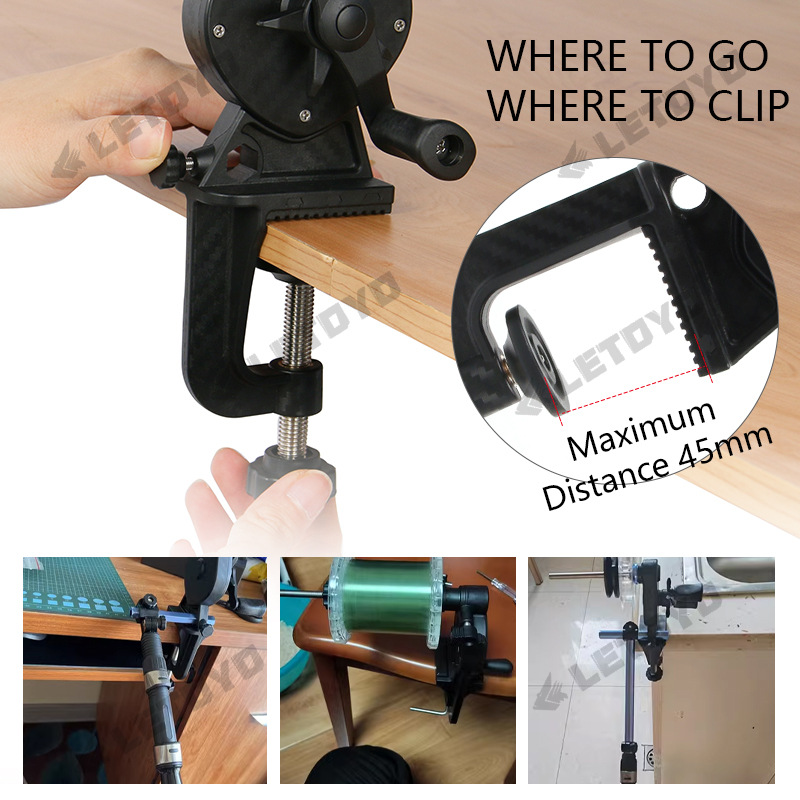 LETOYO Amazon transfronterizo nueva rueda de pesca bobinadora línea de pesca en línea Winder