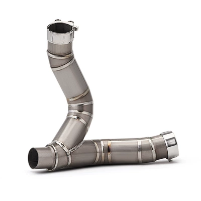 Alloy Middle Section 2021-2024 — Motorcycle exhaust pipe