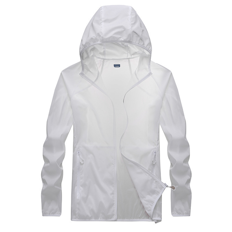 Chaqueta Cortavientos de Protección Solar de Nylon con Protección UV para Pesca y Aire Libre