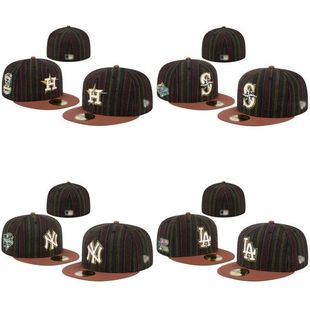 Non-Adjustable Foreign Trade Hip-Hop American-Style Sunshade Unisex Reverse-Wear Outdoor Brim Hat Full-Closed Size Woolen Embroidered Hat