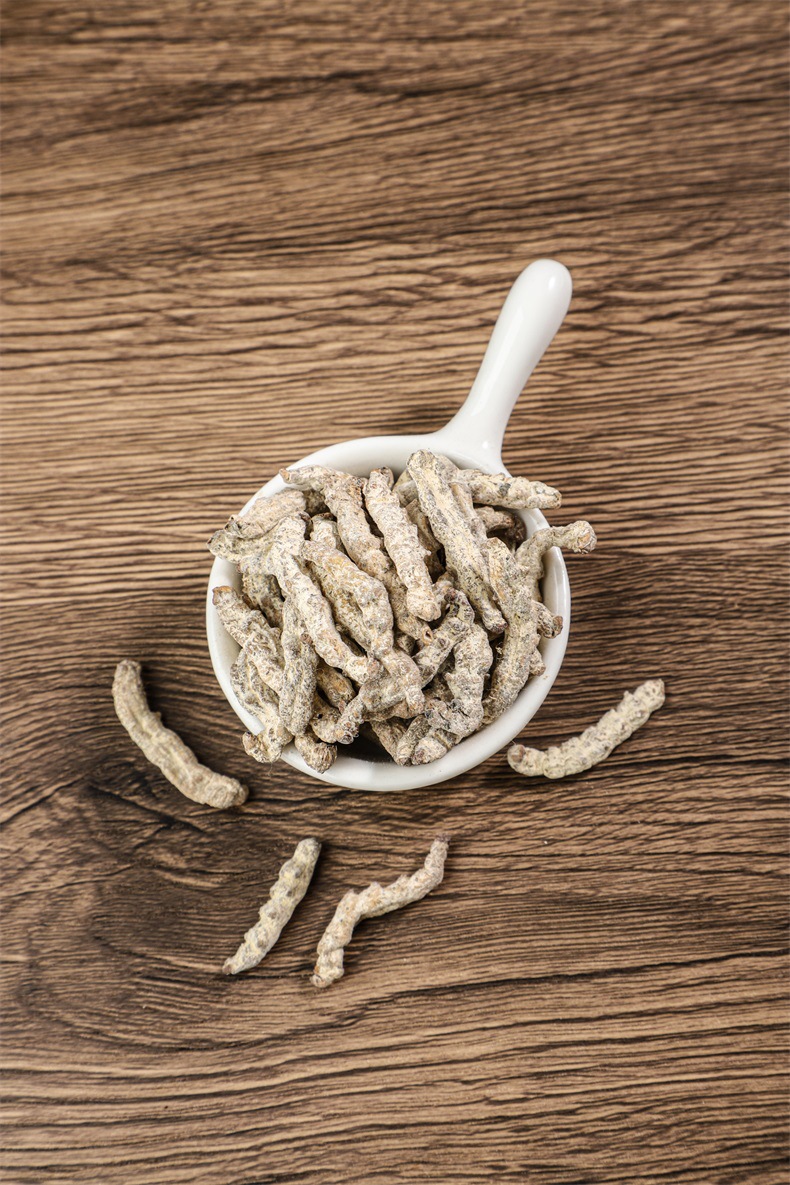 Dried White Silkworm Jiang Can 500g Bulk Traditional Chinese Herb Baked Decoction Ingredient overview